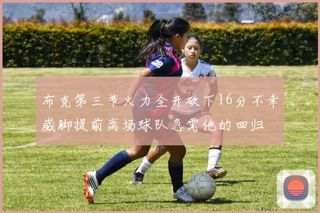 布克第三节火力全开砍下16分不幸崴脚提前离场球队急需他的回归