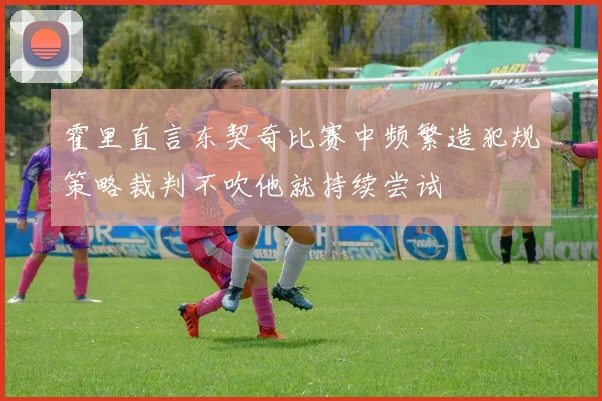 霍里直言东契奇比赛中频繁造犯规策略裁判不吹他就持续尝试